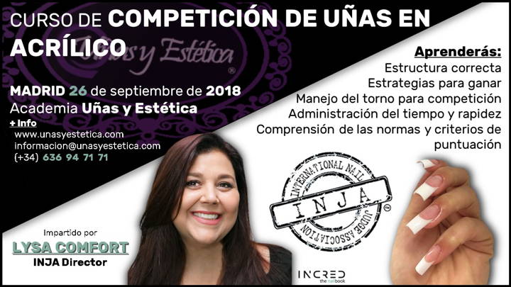 Flyer del Curso de uñas de competición curso de uñas de competición flyer image